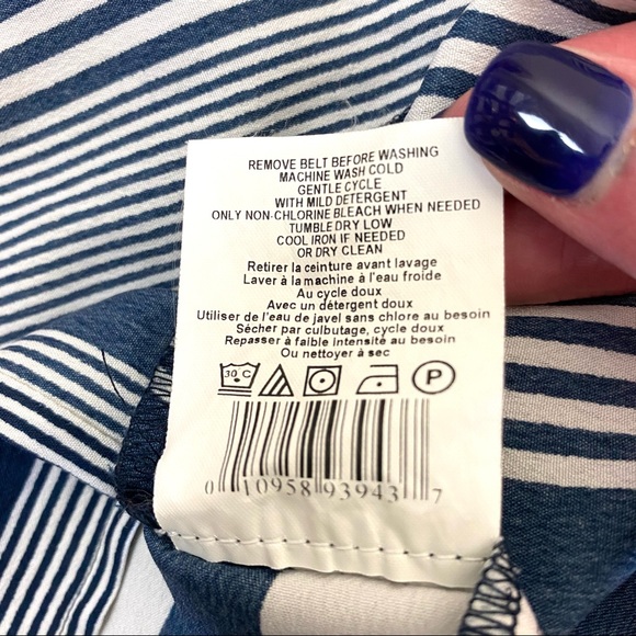 Motherhood Maternity Stripped Blouse - Picture 7 of 8